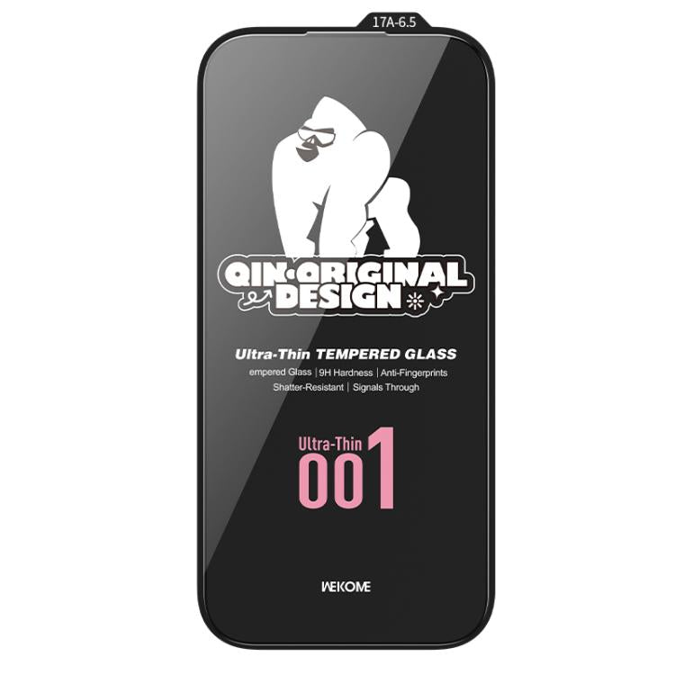 For iPhone Air WK WTP-113 Qin Series 9D Curved Ultra-thin 001 HD Tempered Glass Film