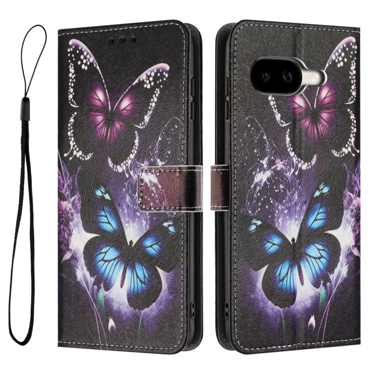 For Google Pixel 10a Color Drawing Pattern Leather Phone Case