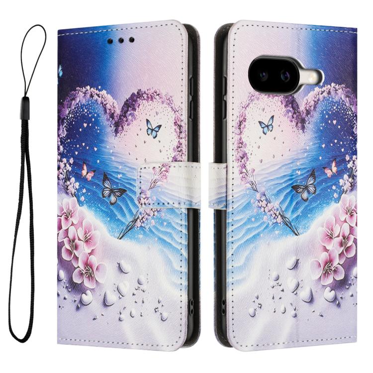 For Google Pixel 10a Color Drawing Pattern Leather Phone Case