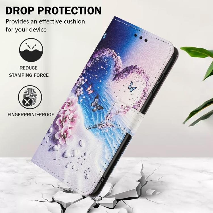 For Google Pixel 10a Color Drawing Pattern Leather Phone Case