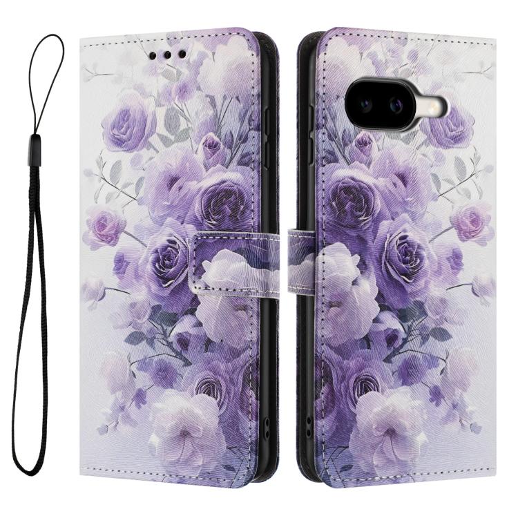For Google Pixel 10a Color Drawing Pattern Leather Phone Case