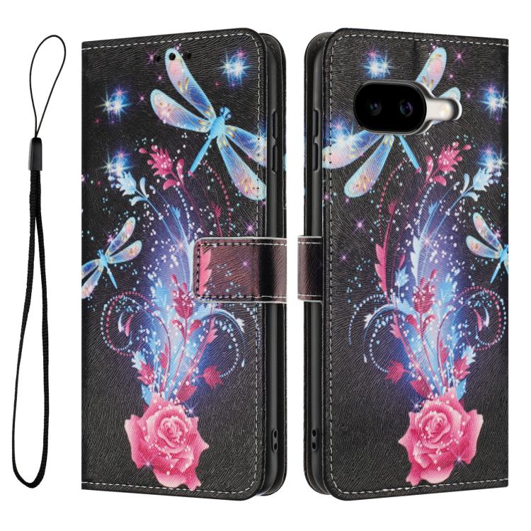 For Google Pixel 10a Color Drawing Pattern Leather Phone Case