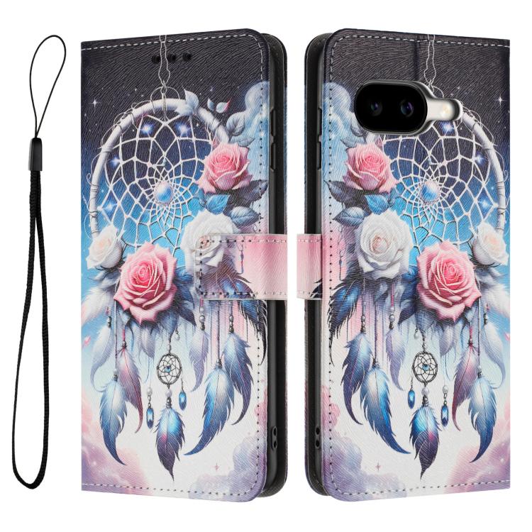 For Google Pixel 10a Color Drawing Pattern Leather Phone Case