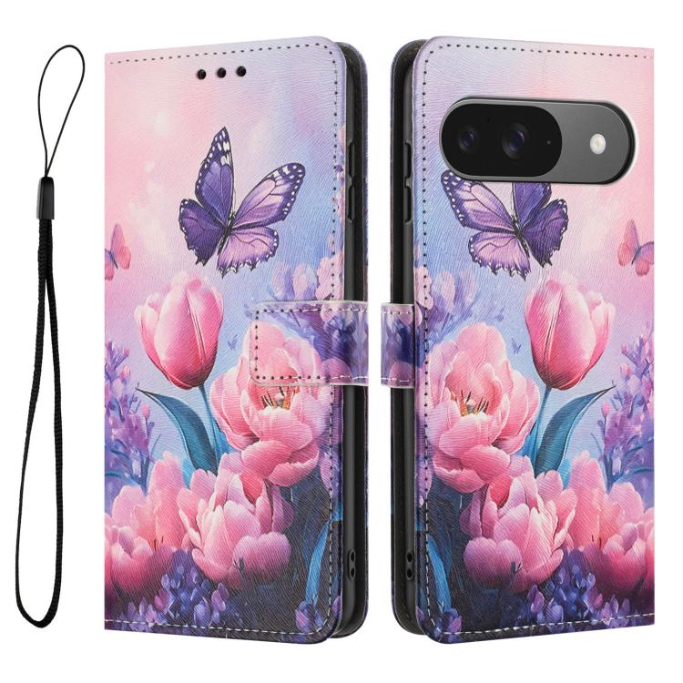 For Google Pixel 11 / 11 Pro Color Drawing Pattern Leather Phone Case