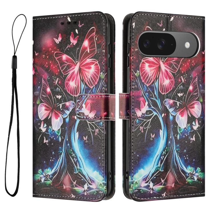 For Google Pixel 11 / 11 Pro Color Drawing Pattern Leather Phone Case