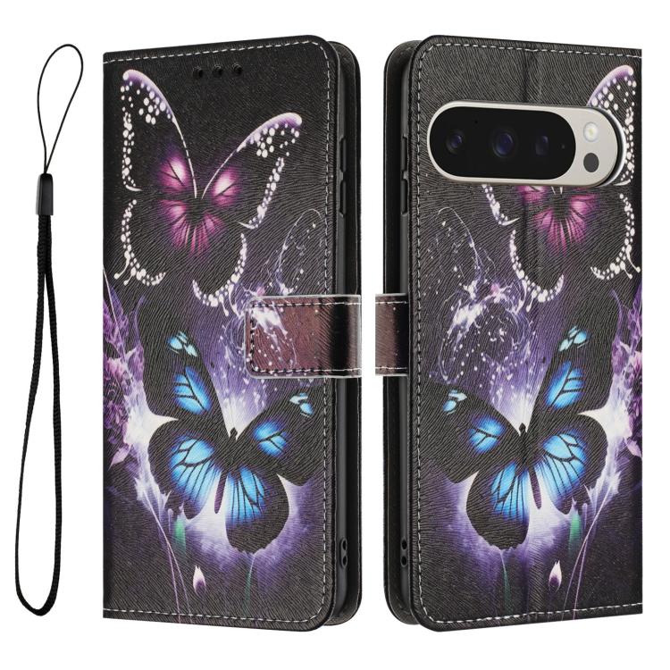 For Google Pixel 11 Pro XL Color Drawing Pattern Leather Phone Case
