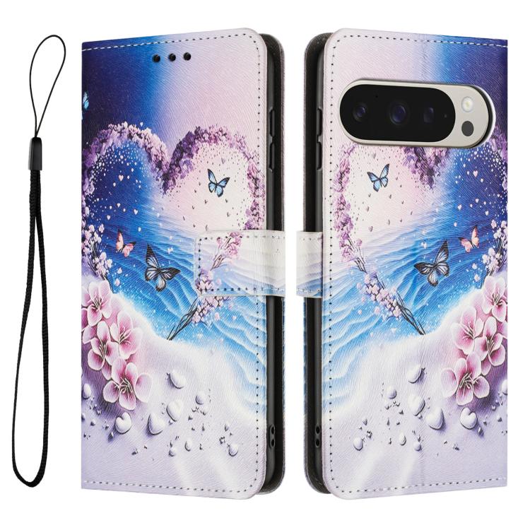 For Google Pixel 11 Pro XL Color Drawing Pattern Leather Phone Case