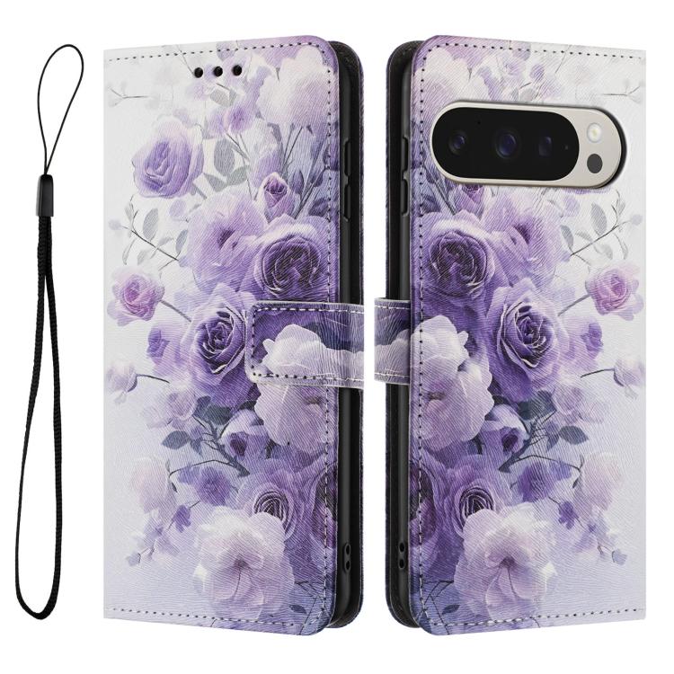 For Google Pixel 11 Pro XL Color Drawing Pattern Leather Phone Case