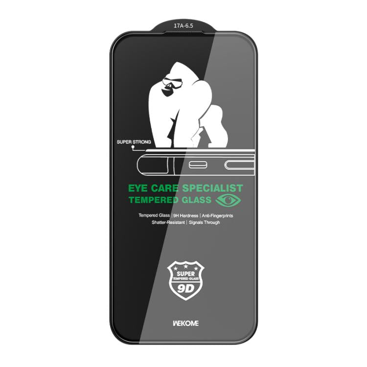 For iPhone Air WK WTP-131 Qin Series 9D Curved Light-Filtering Eye-Caring HD Tempered Glass Film