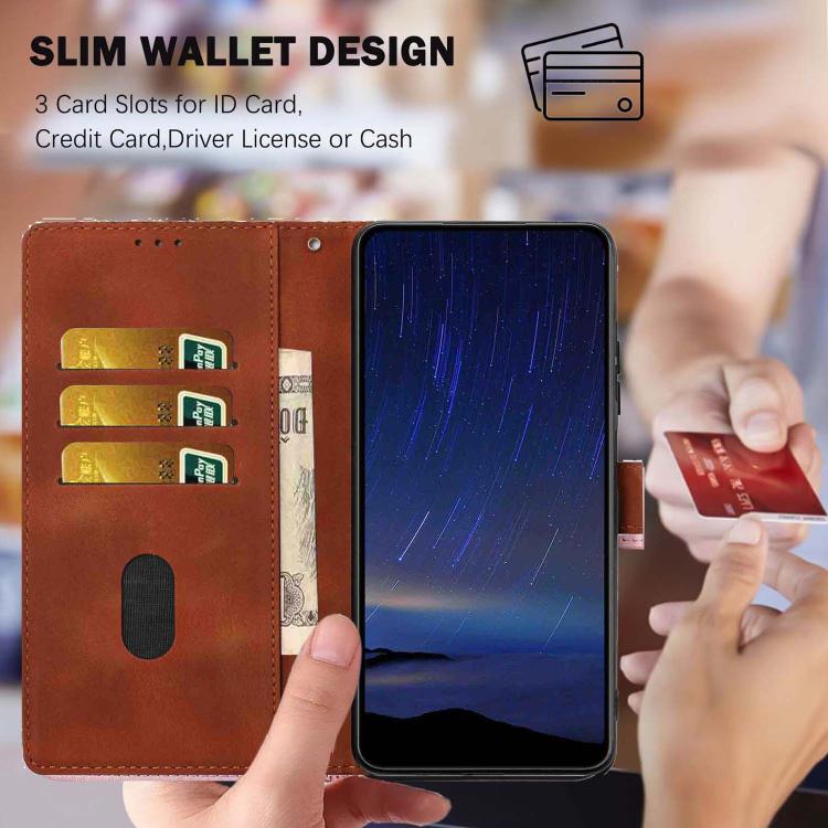 For Redmi A5 4G EU 173.3mm Cherry Blossoms Embossed Leather Phone Case