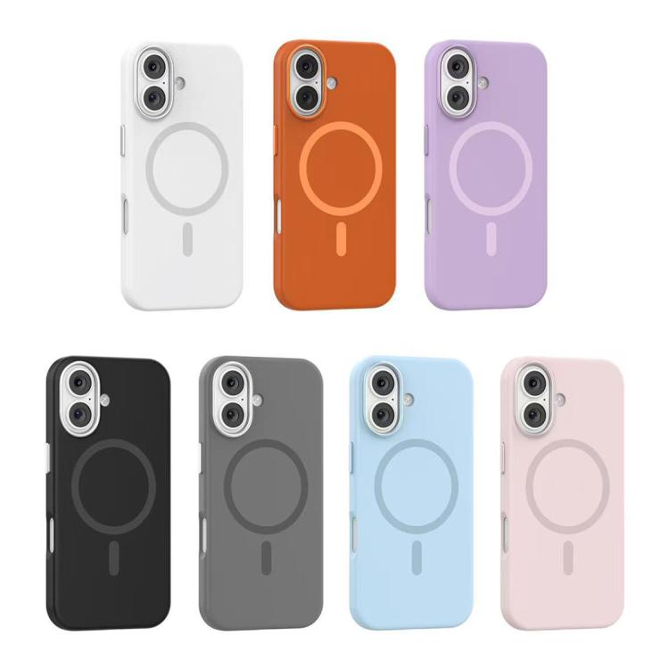 For iPhone 17 Mutural Karen Series Liquid Silicone MagSafe Phone Case