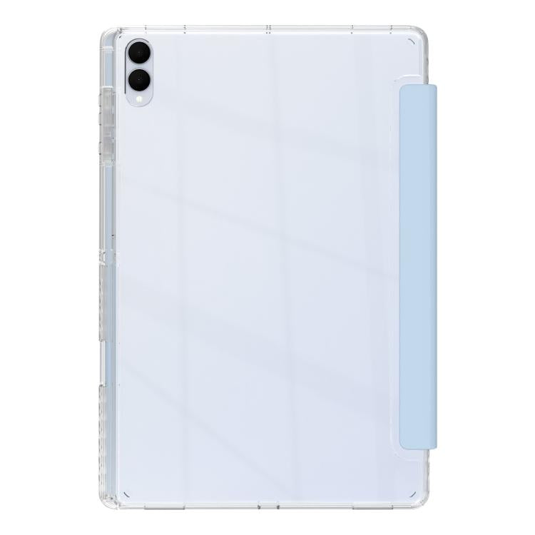 For Samsung Galaxy Tab S11 Ultra Clear Acrylic Deformation Leather Tablet Case