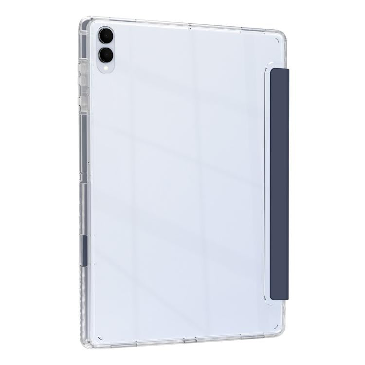 For Samsung Galaxy Tab S11 Ultra Clear Acrylic Deformation Leather Tablet Case
