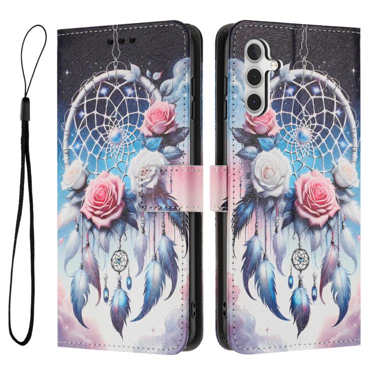 For Samsung Galaxy A05s 4G Color Drawing Pattern Leather Phone Case