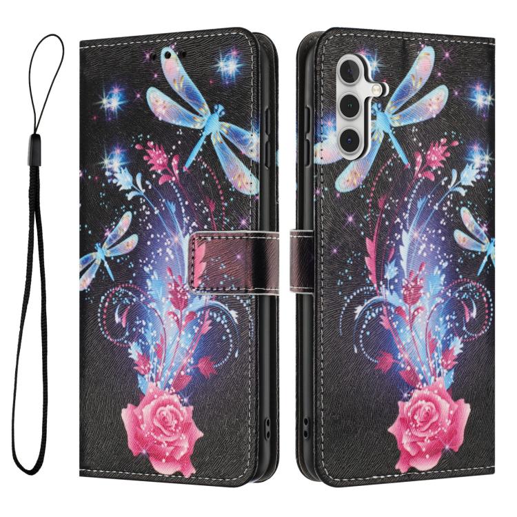 For Samsung Galaxy A14 4G / 5G Color Drawing Pattern Leather Phone Case