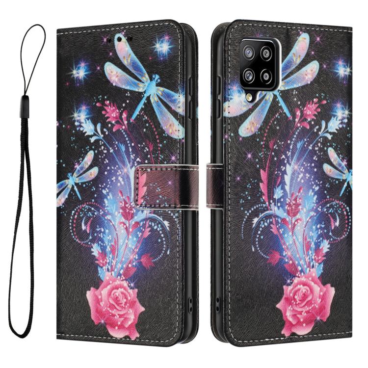For Samsung Galaxy A22 4G / M32 4G Color Drawing Pattern Leather Phone Case