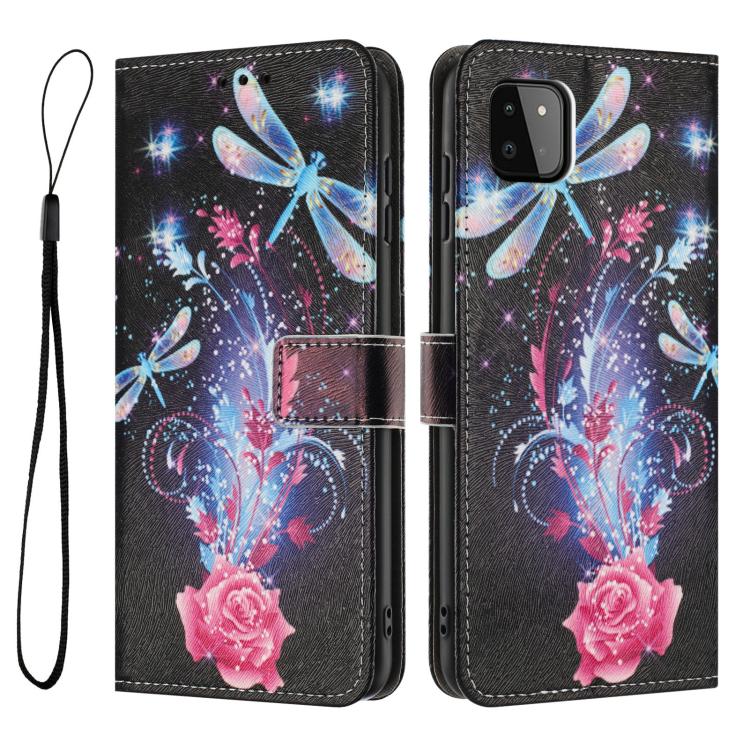 For Samsung Galaxy A22 5G / A22s 5G Color Drawing Pattern Leather Phone Case