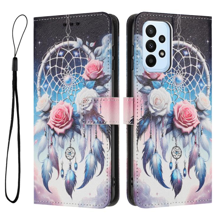 For Samsung Galaxy A23 4G / 5G Color Drawing Pattern Leather Phone Case