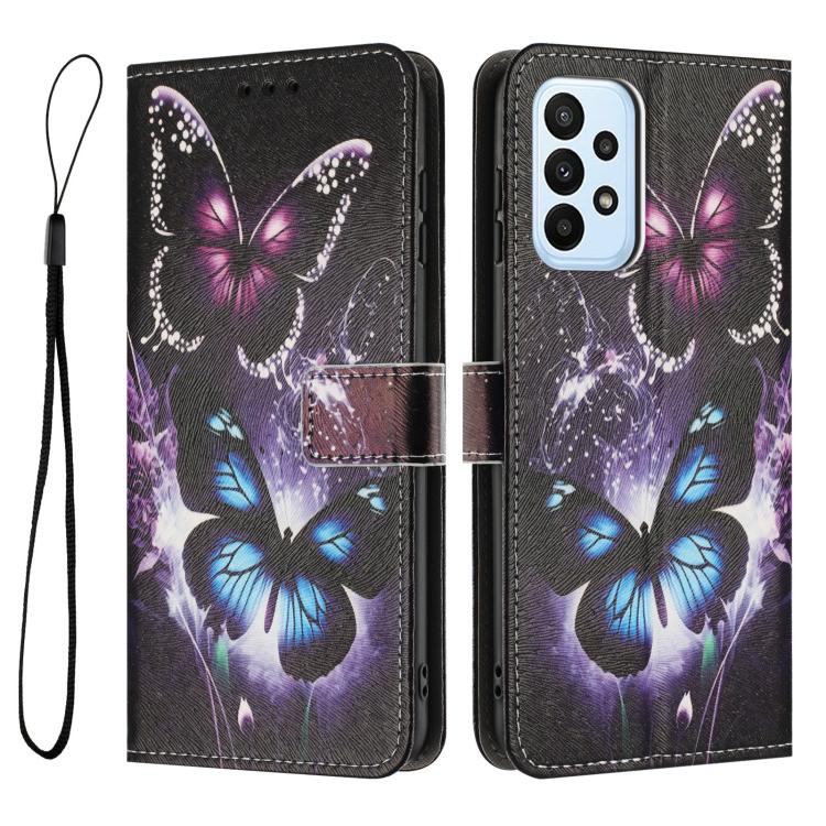 For Samsung Galaxy A53 5G Color Drawing Pattern Leather Phone Case