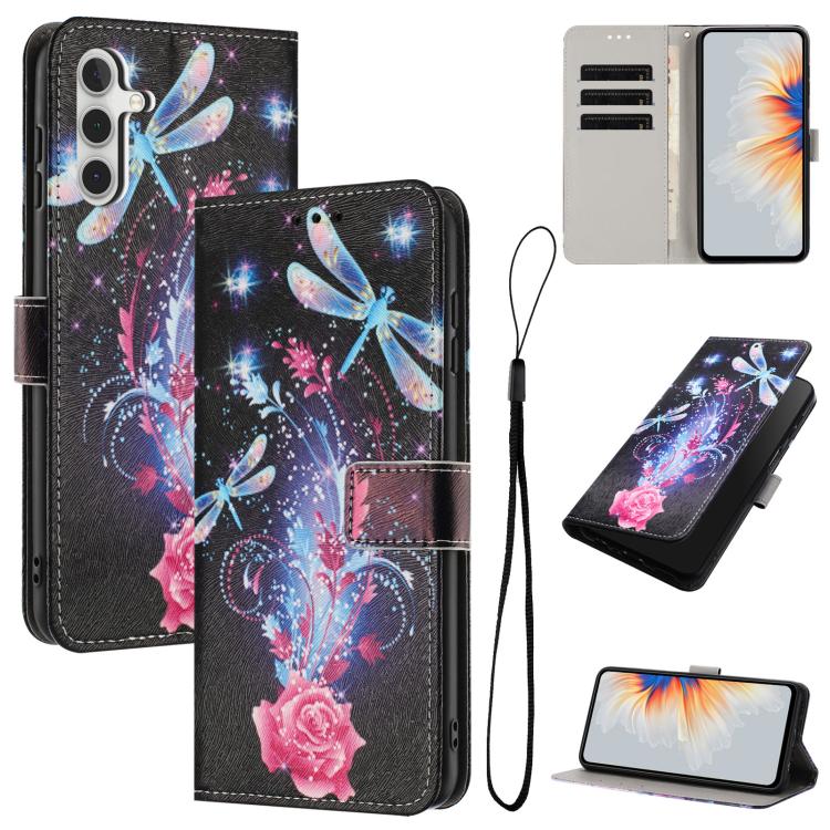 For Samsung Galaxy A56 5G Color Drawing Pattern Leather Phone Case