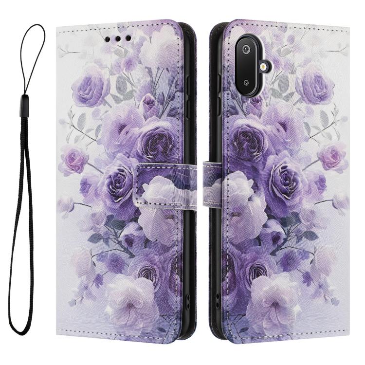 For Samsung Galaxy F06 5G / M06 5G Color Drawing Pattern Leather Phone Case