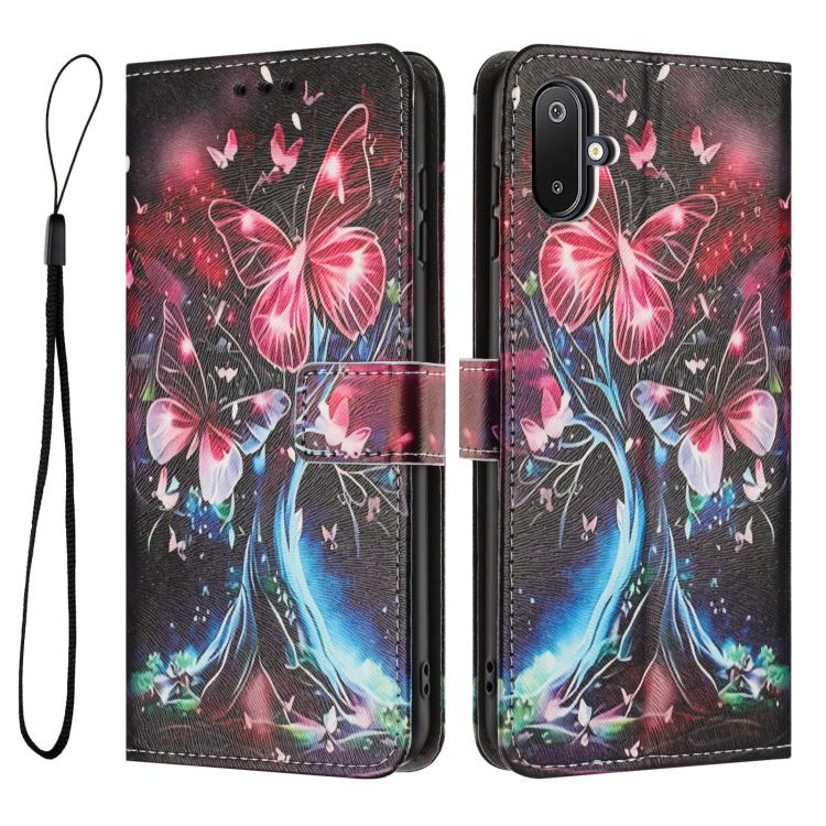 For Samsung Galaxy F06 5G / M06 5G Color Drawing Pattern Leather Phone Case