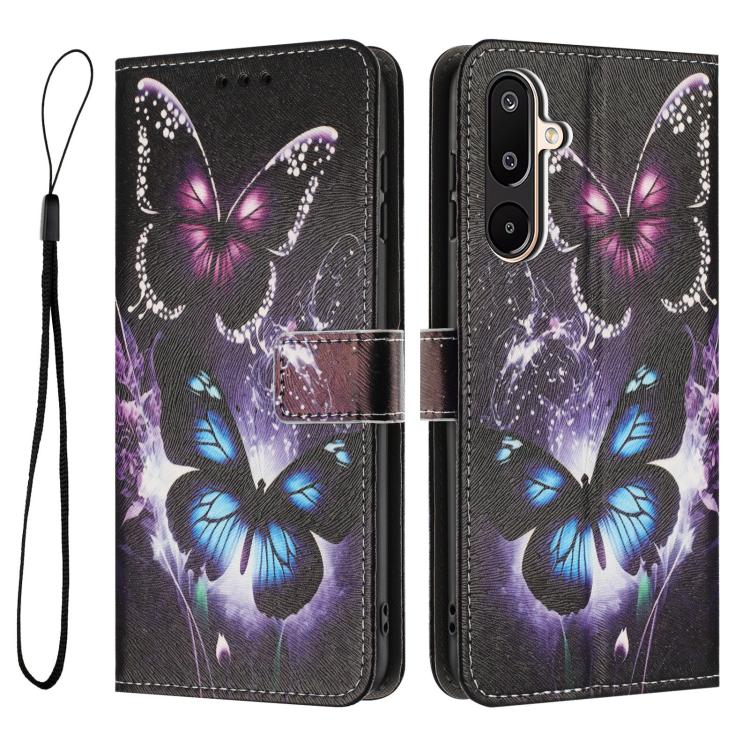 For Samsung Galaxy F16 5G / M16 5G Color Drawing Pattern Leather Phone Case