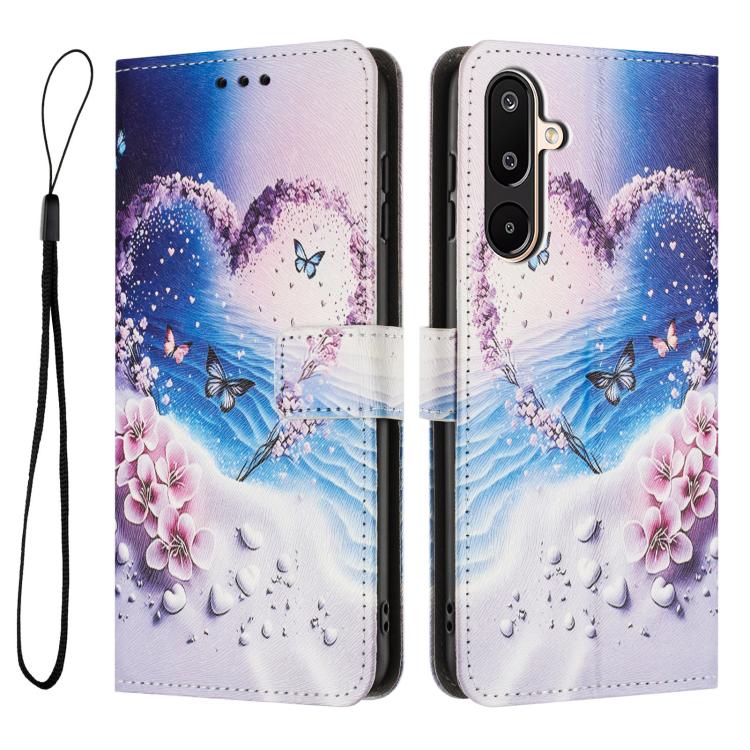 For Samsung Galaxy F16 5G / M16 5G Color Drawing Pattern Leather Phone Case