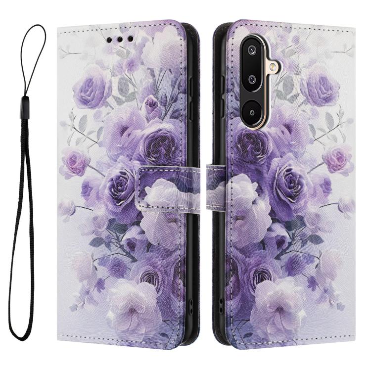 For Samsung Galaxy F16 5G / M16 5G Color Drawing Pattern Leather Phone Case