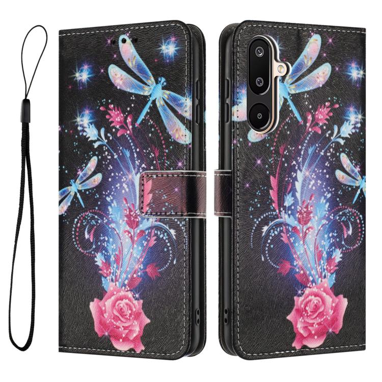 For Samsung Galaxy F16 5G / M16 5G Color Drawing Pattern Leather Phone Case