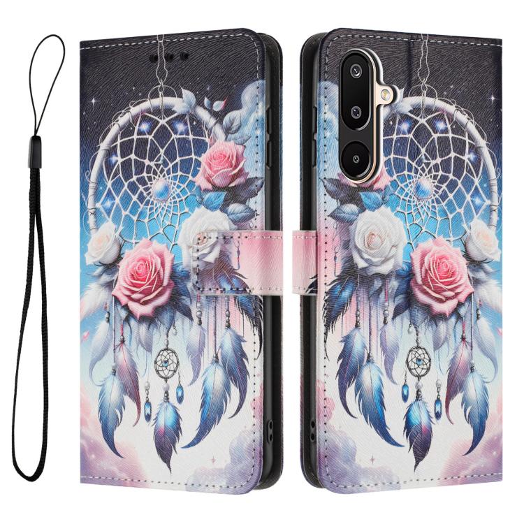 For Samsung Galaxy F16 5G / M16 5G Color Drawing Pattern Leather Phone Case