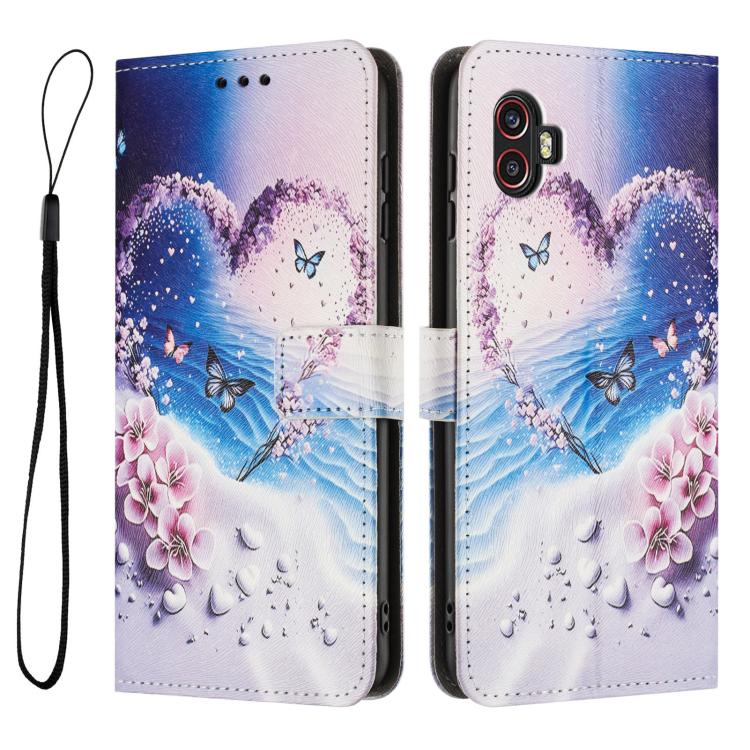 For Samsung Galaxy XCover6 Pro Color Drawing Pattern Leather Phone Case