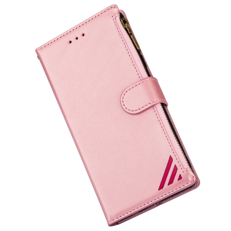 For Huawei Mate 10 Pro Zipper Multi-card Slots Horizontal Flip PU Leather Case with Holder & Card Slots & Wallet & Lanyard & Photo Frame