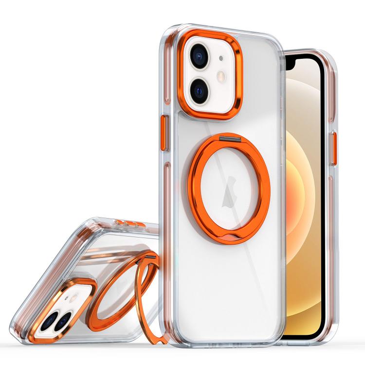 For iPhone 12 / 12 Pro Magnetic 360 Degree Rotating Holder Phone Case