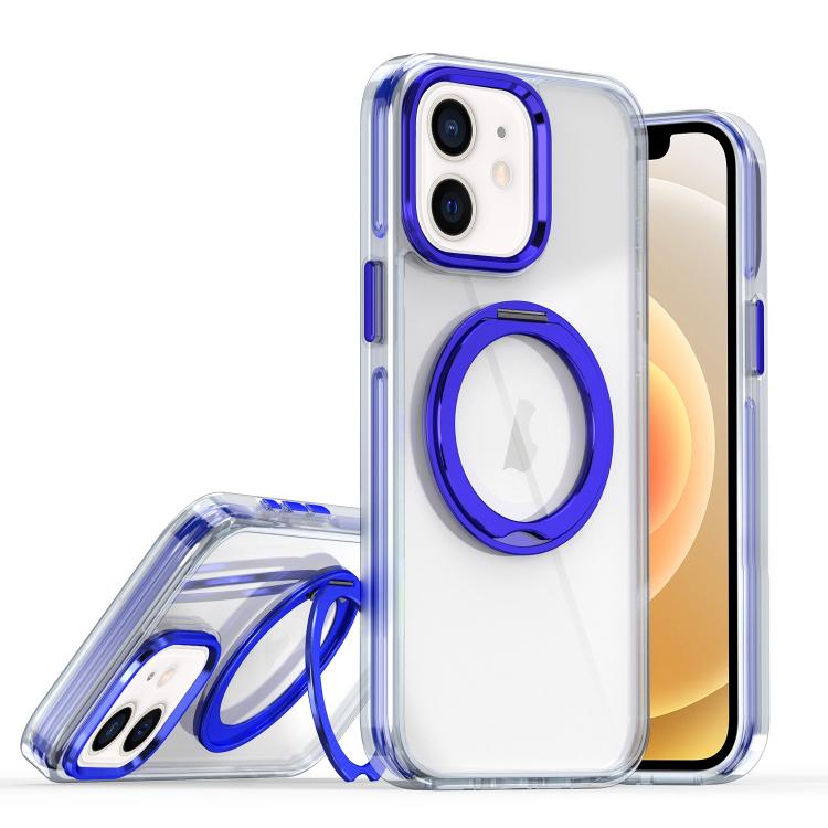 For iPhone 12 / 12 Pro Magnetic 360 Degree Rotating Holder Phone Case
