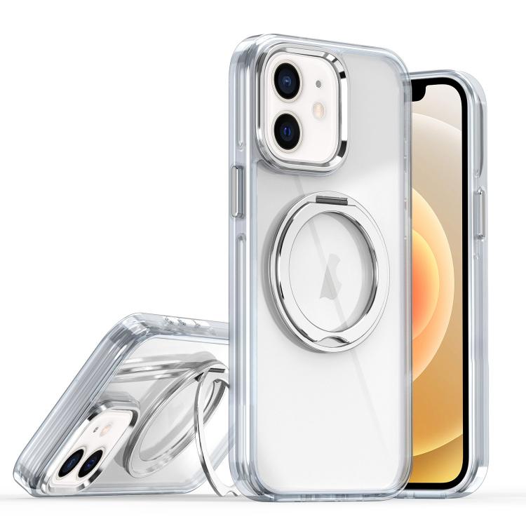 For iPhone 12 / 12 Pro Magnetic 360 Degree Rotating Holder Phone Case