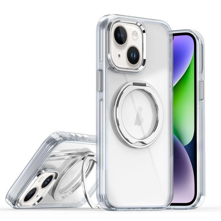 For iPhone 14 Plus Magnetic 360 Degree Rotating Holder Phone Case