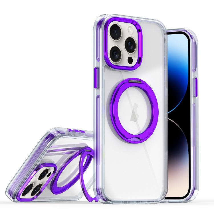 For iPhone 14 Pro Max Magnetic 360 Degree Rotating Holder Phone Case