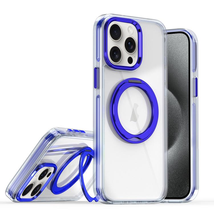 For iPhone 15 Pro Magnetic 360 Degree Rotating Holder Phone Case