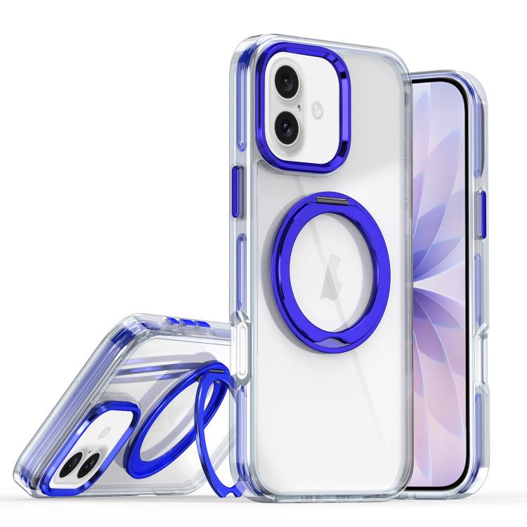 For iPhone 17 Magnetic 360 Degree Rotating Holder Phone Case