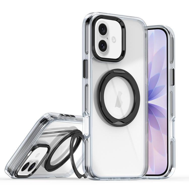For iPhone 17 Magnetic 360 Degree Rotating Holder Phone Case