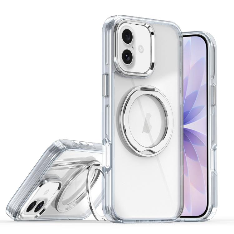 For iPhone 17 Magnetic 360 Degree Rotating Holder Phone Case
