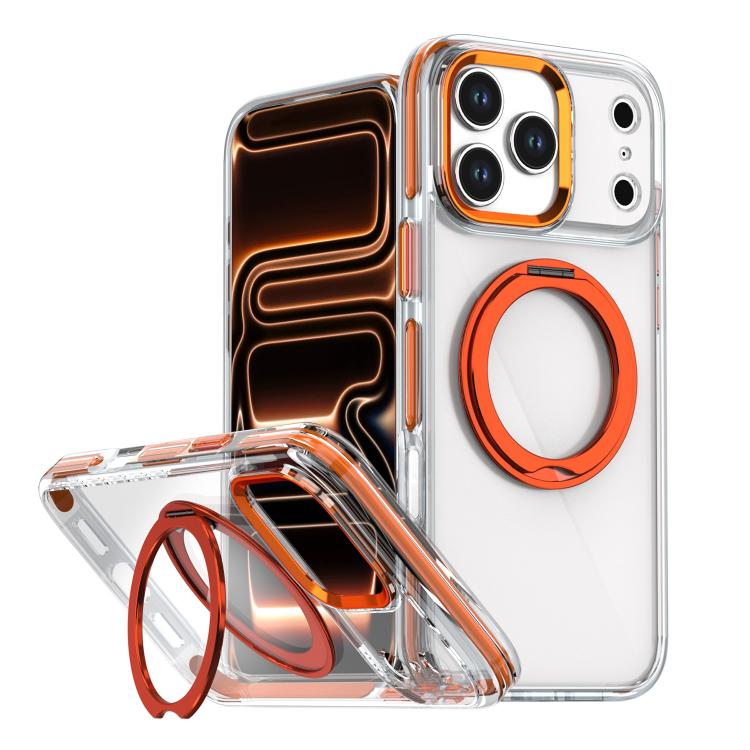 For iPhone 17 Pro Max Magnetic 360 Degree Rotating Holder Phone Case