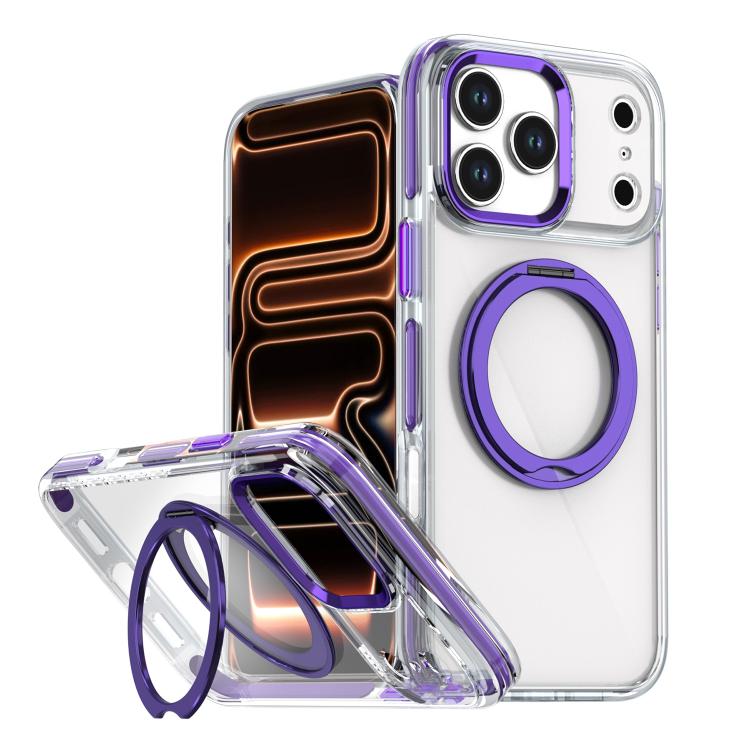For iPhone 17 Pro Max Magnetic 360 Degree Rotating Holder Phone Case