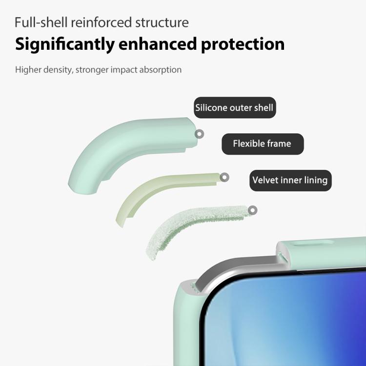 For vivo X300 Liquid Silicone Skin-friendly Shockproof Phone Case