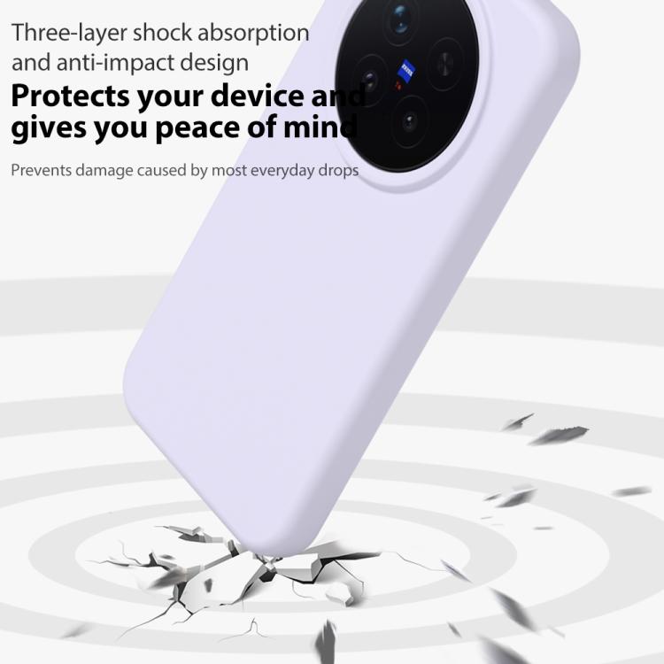 For vivo X300 Pro Liquid Silicone Skin-friendly Shockproof Phone Case
