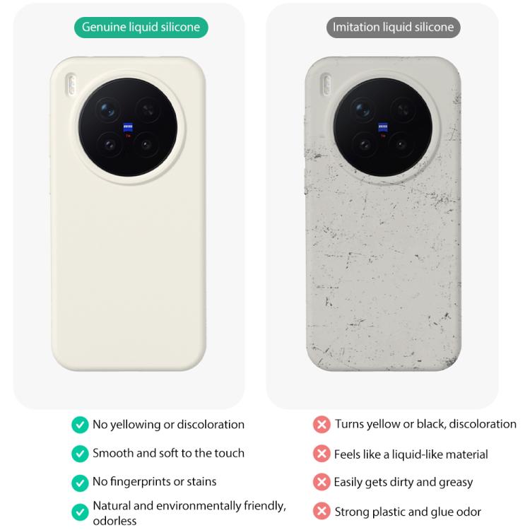 For vivo X300 Pro Liquid Silicone Skin-friendly Shockproof Phone Case