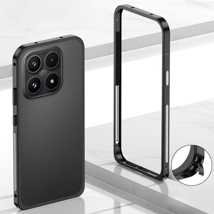 For Xiaomi 17 Metal Frame Heat Dissipation Phone Case