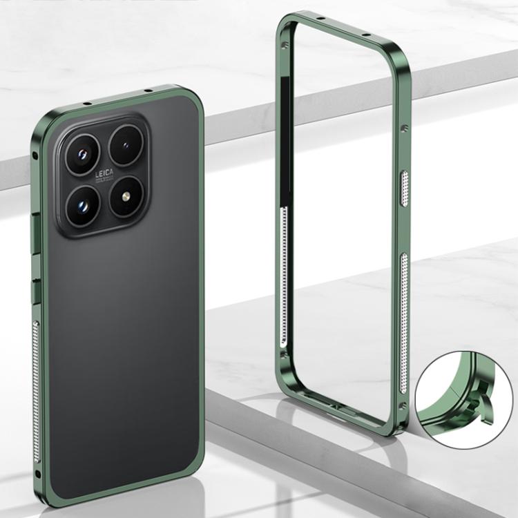 For Xiaomi 17 Metal Frame Heat Dissipation Phone Case
