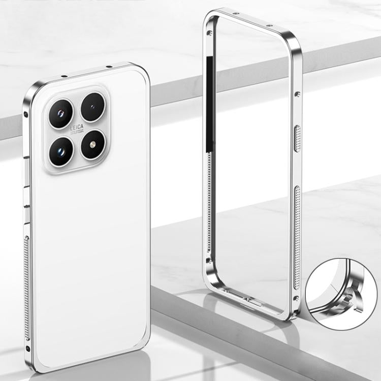 For Xiaomi 17 Metal Frame Heat Dissipation Phone Case